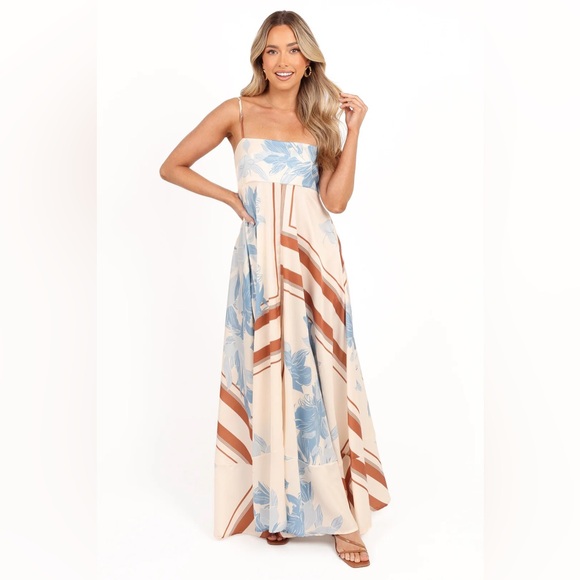 Petal & Pup Dresses & Skirts - new Petal and Pup ELANOR MAXI DRESS - PALE BLUE PRINT
